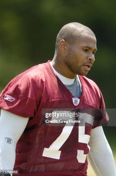 Karon Riley House Karon Riley of the Washington Redskins at mini camp on June 17, 2006 ...