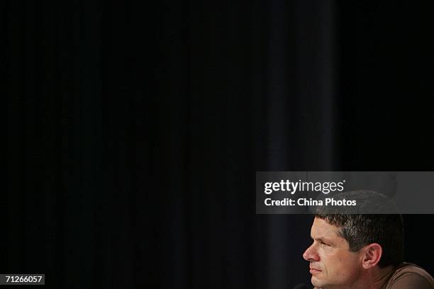 Physicist Andrew Strominger attends a question and answer session at the 2006 International Conference on String Theory on June 21, 2006 in Beijing,...