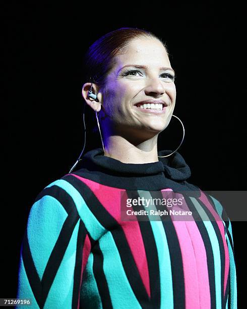 Natalia Jimenez of La 5a Estacion performs in Hard Rock Live at Seminole Hard Rock Hotel and Casino on June 21, 2006 in Hollywood, Florida.