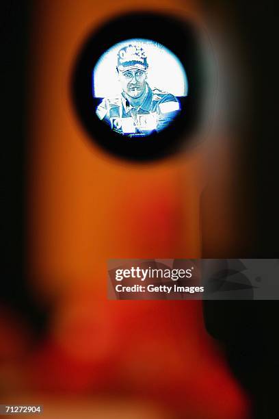 Michael Schumacher of Germany and Ferrari addresses a press conference ahead of the Grand Prix of Canada, June 22 in Montreal, Canada.