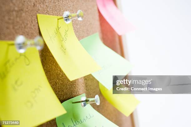 Boarded Notes Cork Board Post It Photos and Premium High Res Pictures - Getty Images