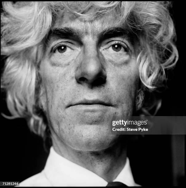 British philosopher Derek Parfit, the author of 'Reasons and Persons', in London, 1991.