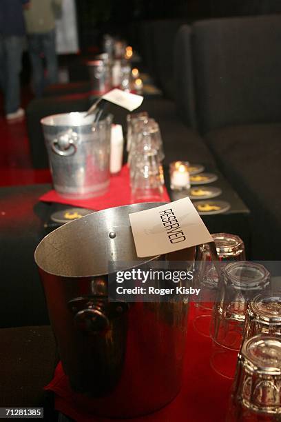 Barware is seen during Damien Fahey's Birthday Celebration at Stereo June 22, 2006 in New York City.