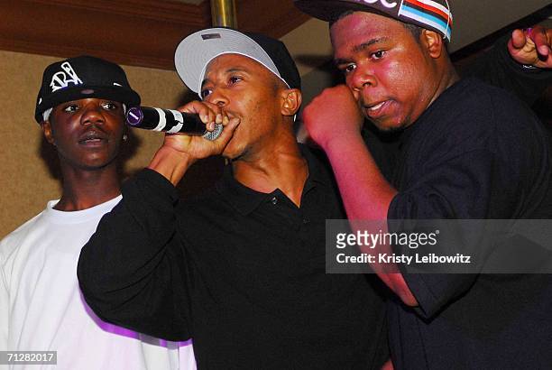 Fredro Starr and Onyx peform during Noel Ashman and Jesse Bradford's Birthday Bash at The Plumm June 22, 2006 in New York City.