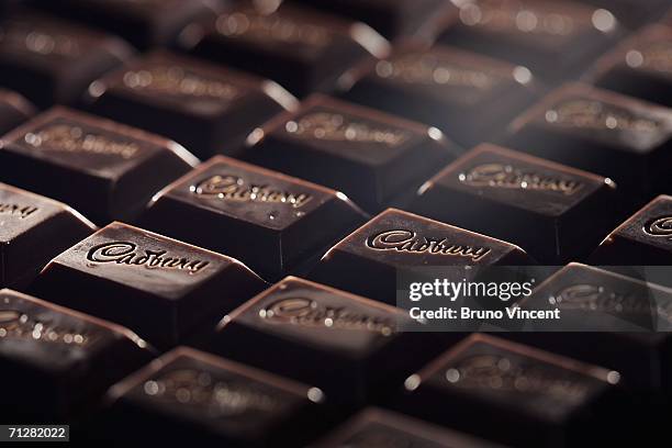 Photo illustration of a large bar of Cadbury's chocolate, taken on June 23, 2006 in London. Over a million Cadbury chocolate bars are to be removed...