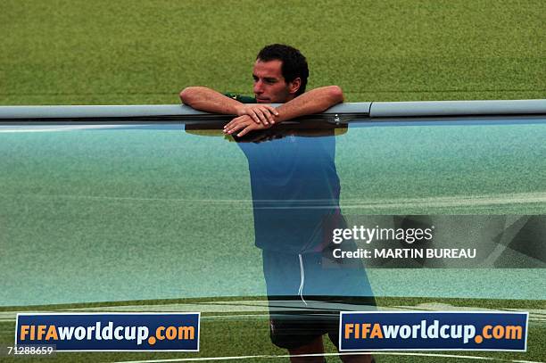 Portuguese midfielder Petit is seen during a training session, 24 June 2006 in N?rnberg, on the eve of their round of last 16 match between Portugal...