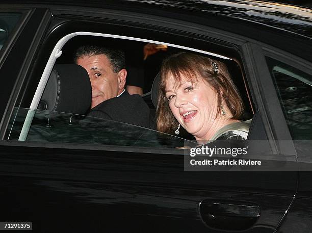 Janelle Kidman arrives at the wedding of her daughter actress Nicole Kidman and musician Keith Urban at St Patrick's College, Manly June 25, 2006 in...