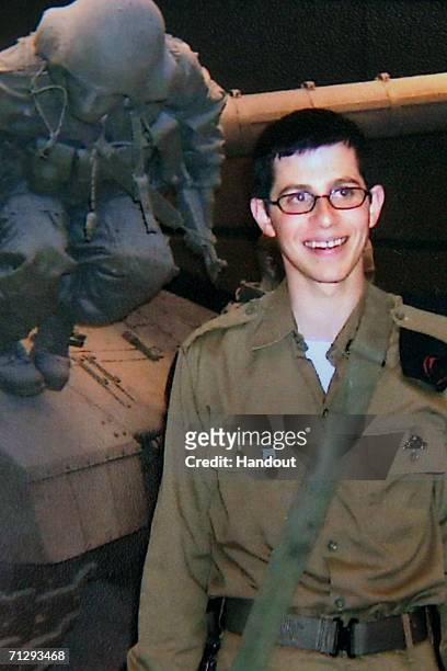 This undated photo released by the Shalit family shows Israeli army Corporal Gilad Shalit from the northern Galilee community of Mitzpe Hilla,...