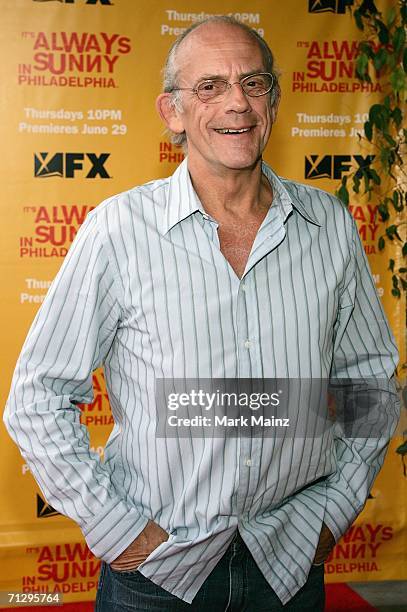 Actor Christopher Lloyd attends the premiere of FX's second season of ''It's Always Sunny In Philadelphia'' at the Harmony Gold Theatre on June 25,...
