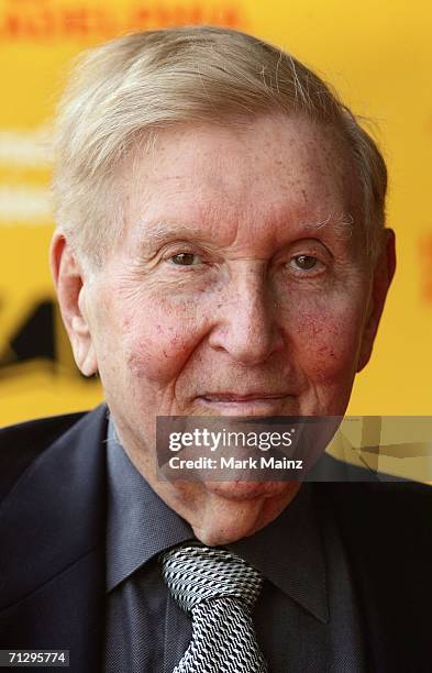 Chairman and CEO of Viacom Sumner Redstone attends the premiere of FX's second season of ''It's Always Sunny In Philadelphia'' at the Harmony Gold...