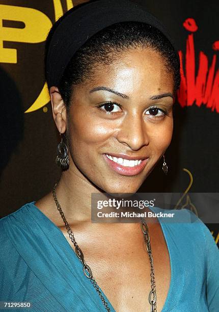 Actress Ashley Sousa arrives at the 3rd Annual WOrk Hard, Play Harder Lounge at the W Hotel on June 25, 2006 in Los Angeles, California.