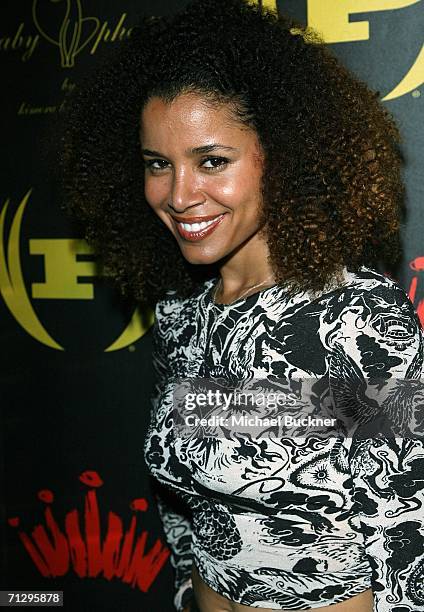 Actress Mari Morrow arrives at the 3rd Annual WOrk Hard, Play Harder Lounge at the W Hotel on June 25, 2006 in Los Angeles, California.