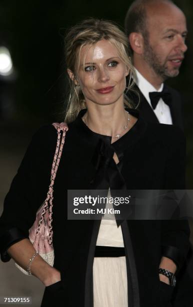 Model Laura Bailey arrives at the fundraising event 'Elephant Durbar' arranged by London-based charity, elephant family on June 27, 2006 in Richmond,...