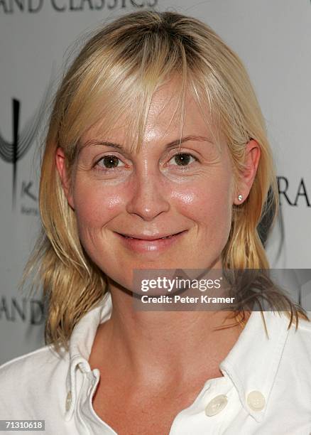 Actress Kelly Rutherford attends the Grand Classics Screening of "The King of Marvin Gardens" sponsored by Karu & Y restaraunt at the Soho House on...