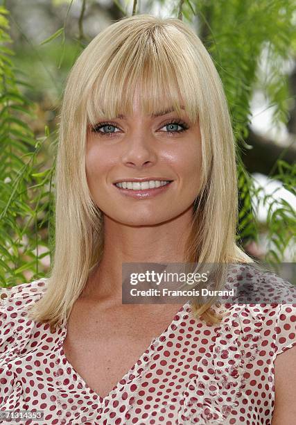 Actress Jaime Pressly poses at the photocall for the tv series "My name is Earl" during the 46th annual Monte Carlo Television Festival at the Forum...