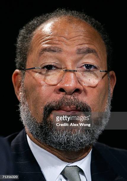 Time Warner Inc. Chairman & CEO Richard Parsons attends a news conference to announce the lead gift of $10 million for the building of the Vietnam...