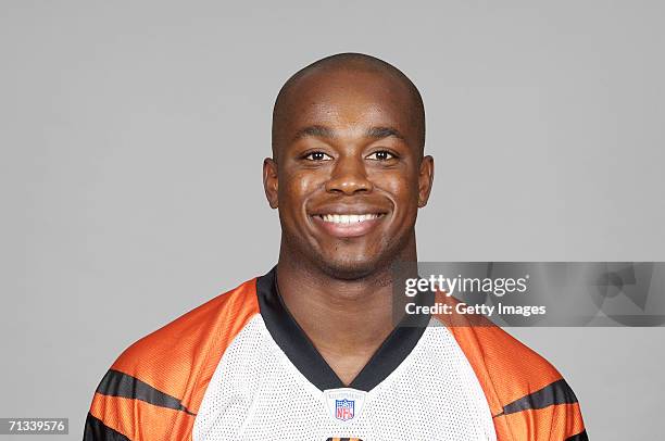 Madieu Williams of the Cincinnati Bengals poses for his 2006 NFL headshot at photo day in Cincinnati, Ohio.