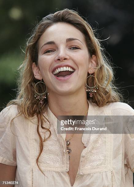 French actress Claire Keim attends the photocall for "Le Maitre du Zodiaque" during the 46th annual Monte Carlo Television Festival at the Forum...