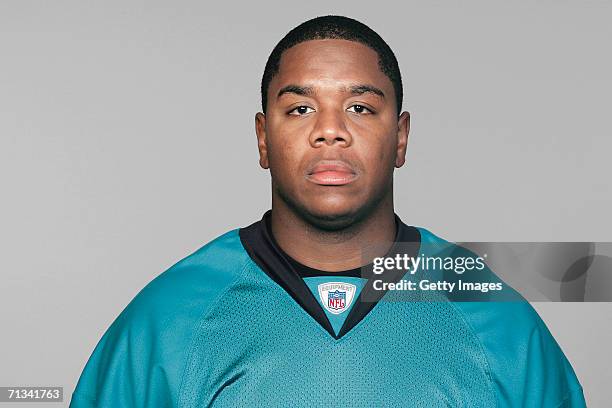 Byron Leftwich of the Jacksonville Jaguars poses for his 2006 NFL headshot at photo day in Jacksonville, Florida.