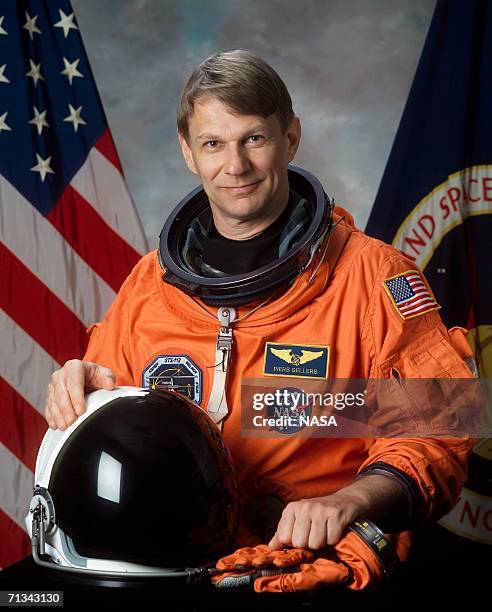 Discovery Astronaut Piers Sellers poses in this NASA photograph. The Discovery is set to launch from Kennedy Space Center in Cape Canaveral, Florida...