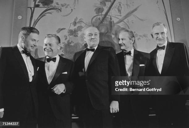 Portrait of the Rockefeller brothers, from left, David Rockefeller, Nelson A. Rockefeller , Winthrop Rockefeller , Laurance Rockefeller , and John D....
