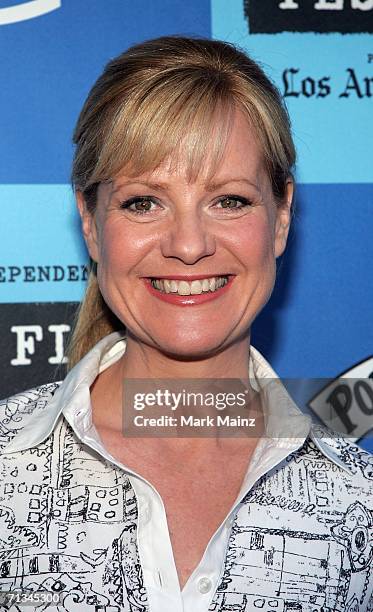 Actress Bonnie Hunt attends the Los Angeles Film Festival premiere of "I Want Someone To Eat Cheese With" at the Crest Theatre on June 30, 2006 in...