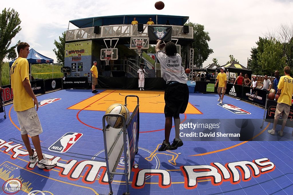 NBA Rhythm 'n Rims Tour during the 2006 Taste of Minnesota Festival