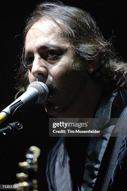 Daron Malakian of System of a Down performs as part of Ozzfest 2006 at Shoreline Amphitheatre on July 1, 2006 in Mountain View California.