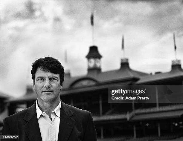 Sydney Swans coach Paul Roos poses for a portrait in front of the Members Stand at the Sydney Cricket Ground June 30, 2006 in Sydney, Australia.
