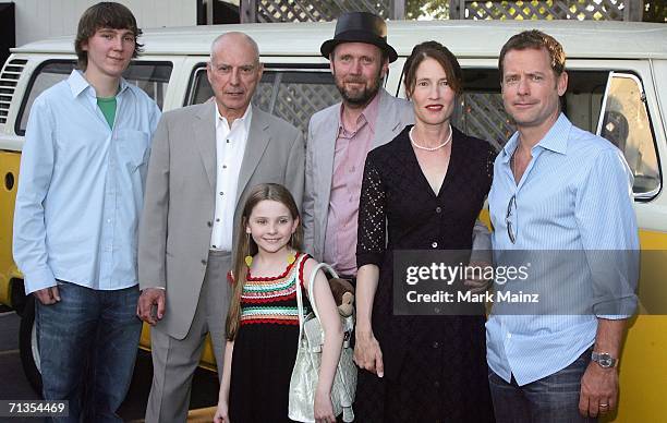 Actor Paul Dano, actor Alan Arkin, actress Abigail Breslin, Directors Jonathon Dayton and Valerie Faris and actor Greg Kinnear attends the LAFF...