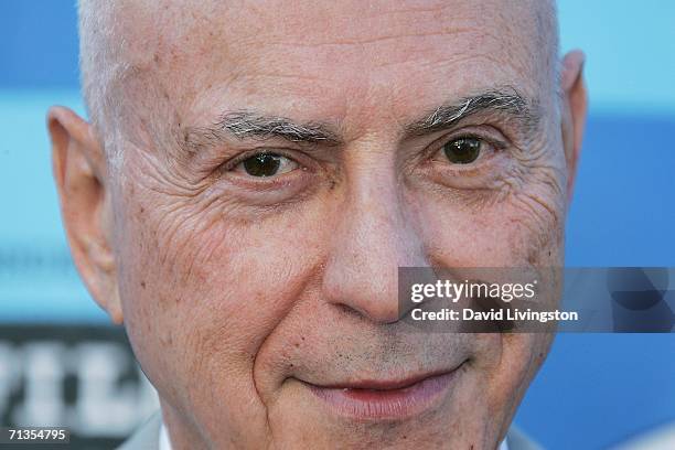 Actor Alan Arkin arrives for the Los Angeles Film Festival's closing night premiere of "Little Miss Sunshine" at the Wadsworth Theater on July 2,...