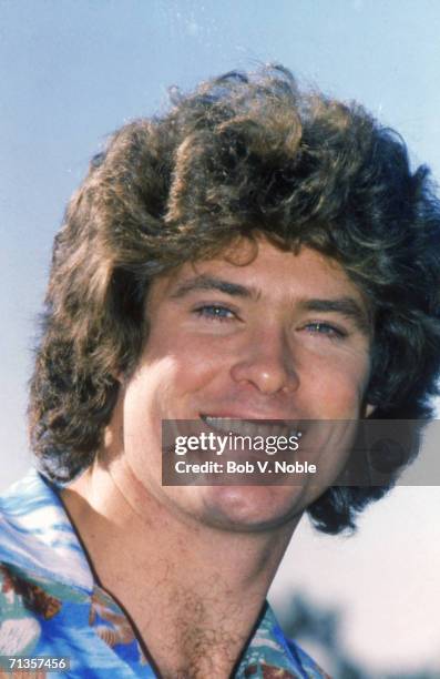 American actor and singer David Hasselhoff, who plays William 'Snapper' Foster Jr in the television series 'The Young And The Restless', late 1970s