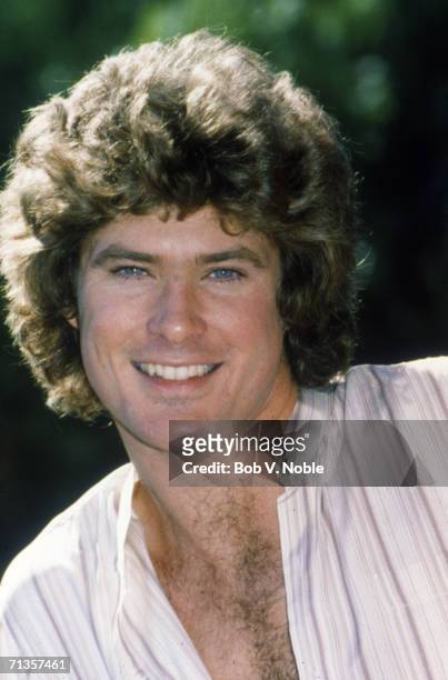 American actor and singer David Hasselhoff, who plays William 'Snapper' Foster Jr in the television series 'The Young And The Restless', late 1970s