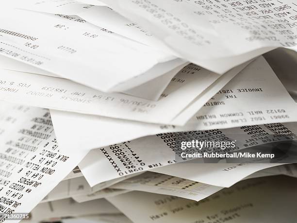 300 Stack Of Receipts Stock Photos, High-Res Pictures, and Images ...