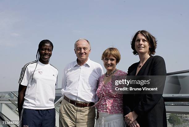 400m Commonwealth Gold medallist Christine Ohuruogu, The Mayor of London Ken Livingstone, Culture Secretary Tessa Jowell and British Olympic...