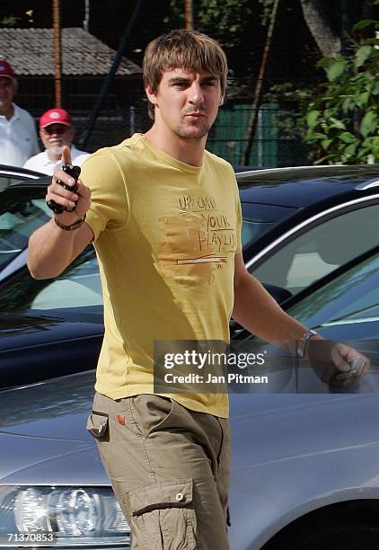 Sebastian Deisler of FC Bayern Munich attends the first training session of the season 2006/2007 in Munich, Germany.