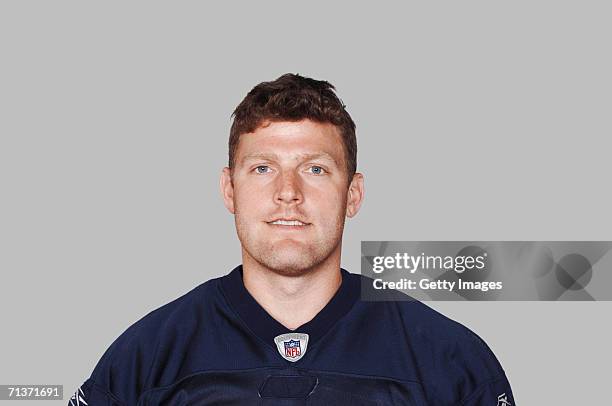 Mike Schneck of the Buffalo Bills poses for his 2006 NFL headshot at photo day in Orchard Park, New York.