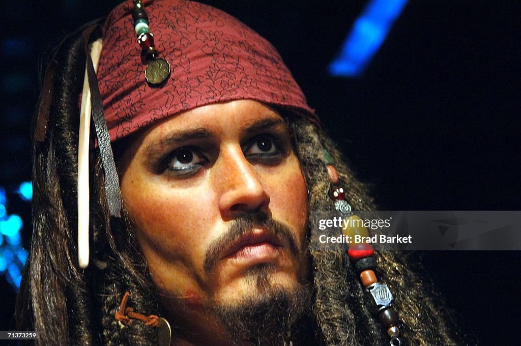Johnny Depp Wax Figure Debuts At Madame Tussauds