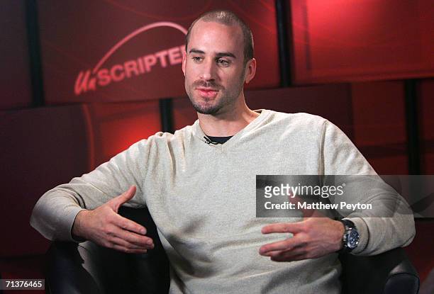 Actor Joseph Fiennes appears on AOL Unscripted Session at the Meyer Gallery during the Sundance Film Festival January 26, 2006 in Park City, Utah....