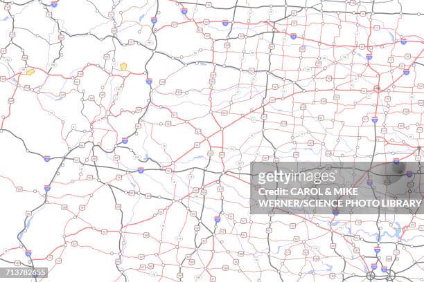 roadmap, illustration - multiple lane highway stock illustrations