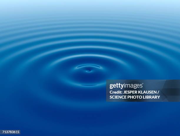 ripples on water surface - rippled stock-grafiken, -clipart, -cartoons und -symbole