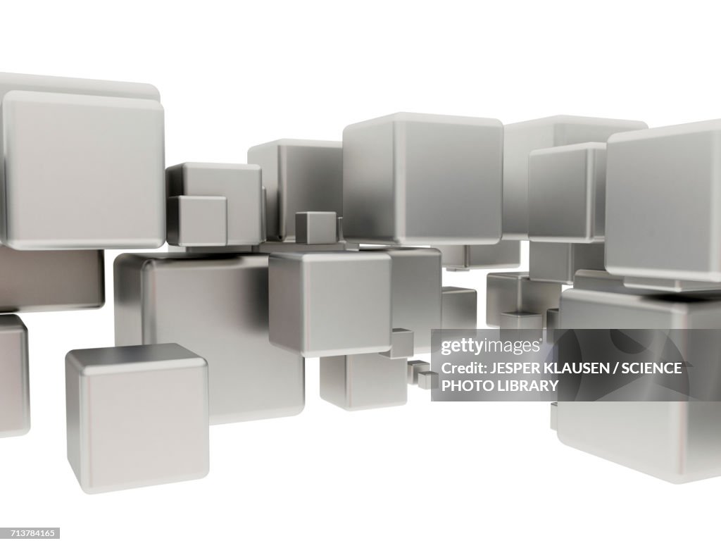 White Rounded Cubes White Cubes High-Res Vector Graphic - Getty Images