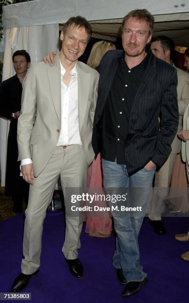 William Orbit and David Thewlis attend the Berkeley Square Ball at Berkeley Square July 6, 2006 London, England.