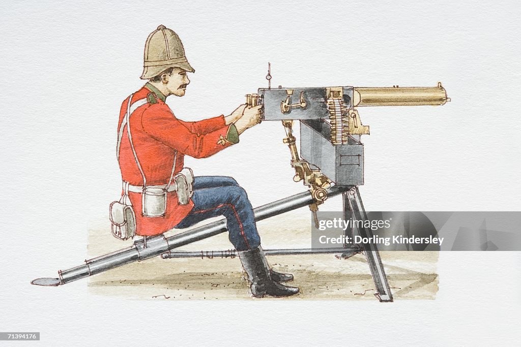 Maxim Machine Guns Ww1
