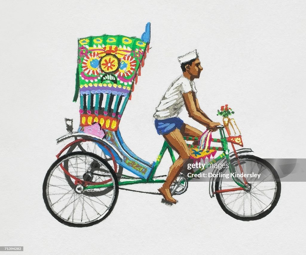 Indian Rickshaw Vector Indian Rickshaw High-Res Vector Graphic - Getty Images