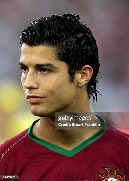 Cristiano Ronaldo of Portugal during the FIFA World Cup Germany 2006 Third Place Play-off match between Germany and Portugal played at the...