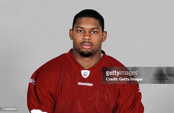 Sean Taylor of the Washington Redskins poses for his 2006 NFL headshot at photo day in Landover, Maryland.