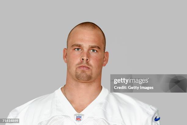 John Saldi of the Dallas Cowboys poses for his 2006 NFL headshot at photo day in Dallas, Texas.