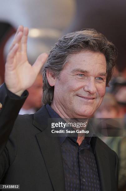 Actor Kurt Russell arrives for the German premiere of "Poseidon" July 11, 2006 at the Berlinale Palast in Berlin, Germany.