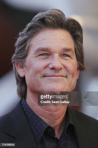 Actor Kurt Russell arrives for the German premiere of "Poseidon" July 11, 2006 at the Berlinale Palast in Berlin, Germany.
